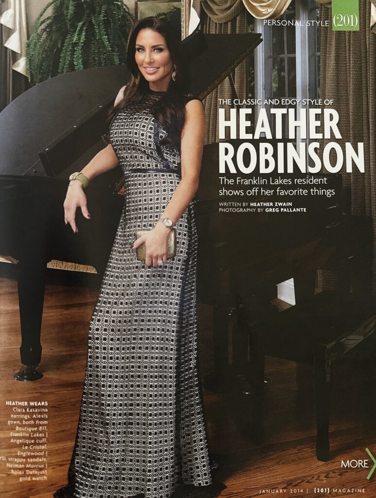Heather Robinson Designs' Bergen County 201 Magazine feature.