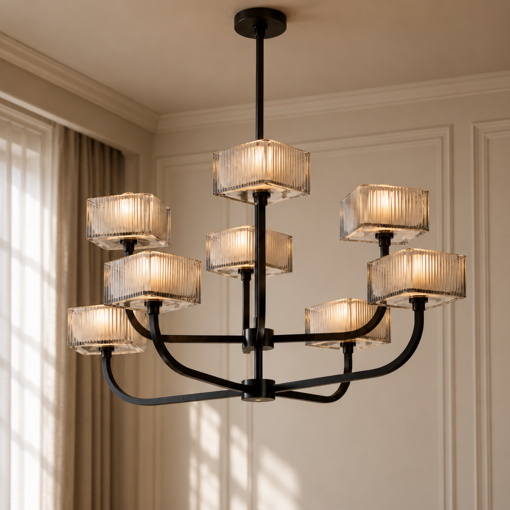 Louis Chandelier — Smoked Glass from Heather's Edit | Heather Robinson Designs | Heather Robinson